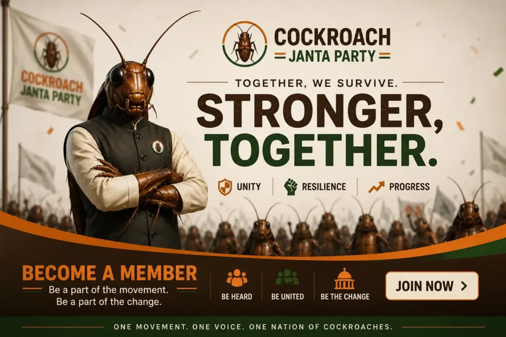 COCKROACH JANTA PARTY